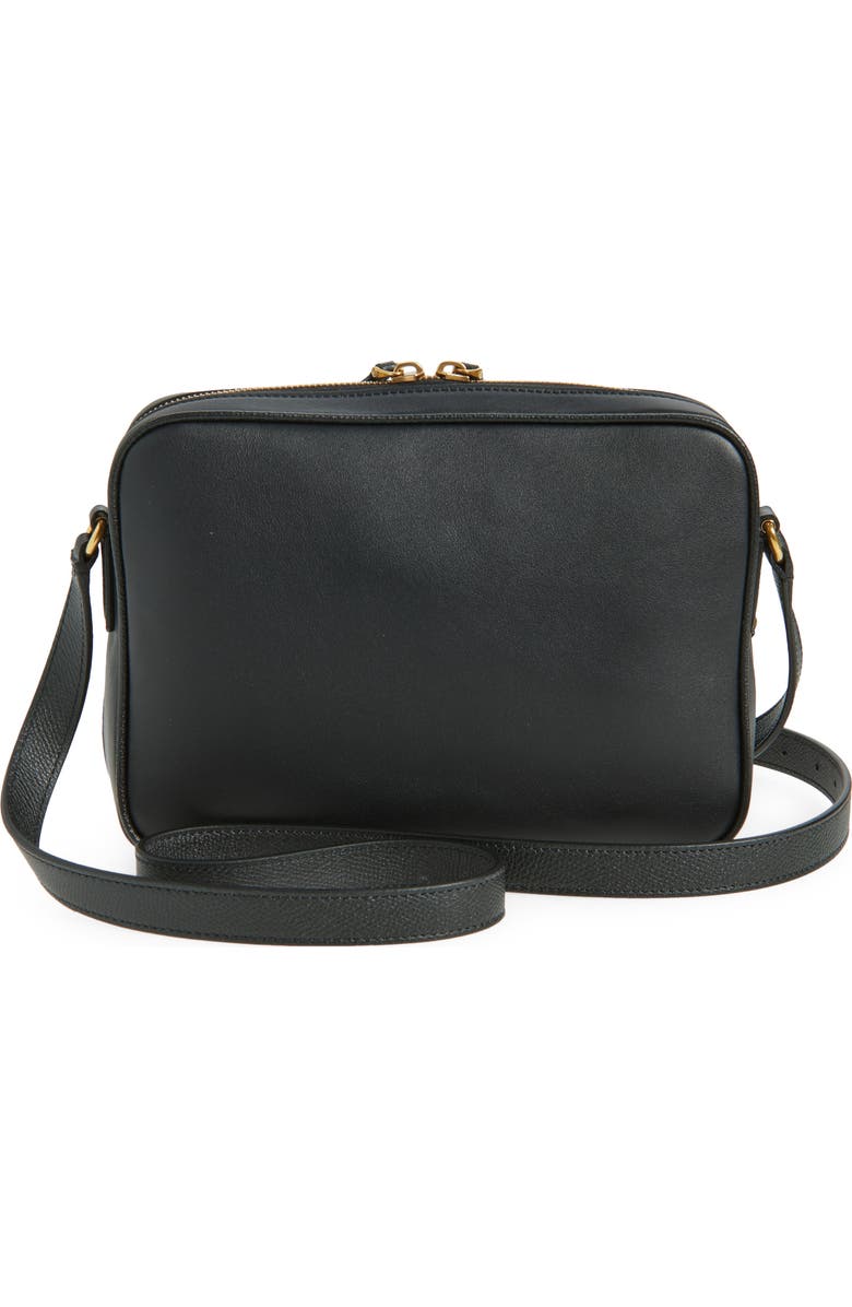 Valentino Antibes Leather Camera Bag, Alternate, color, Black