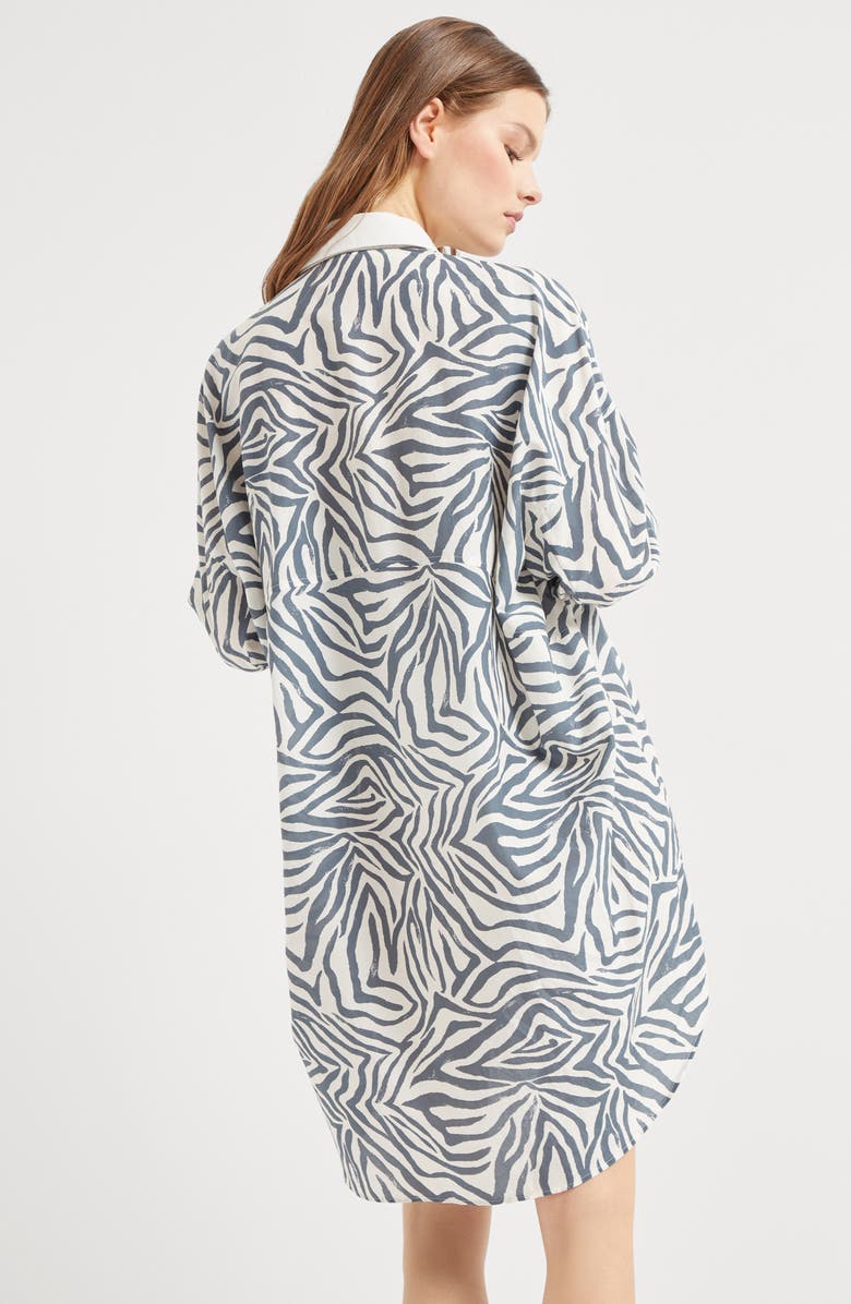 Brunello Cucinelli Print chemisier dress, Alternate, color, 