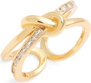 Nordstrom Cubic Zirconia Knot Open Ring