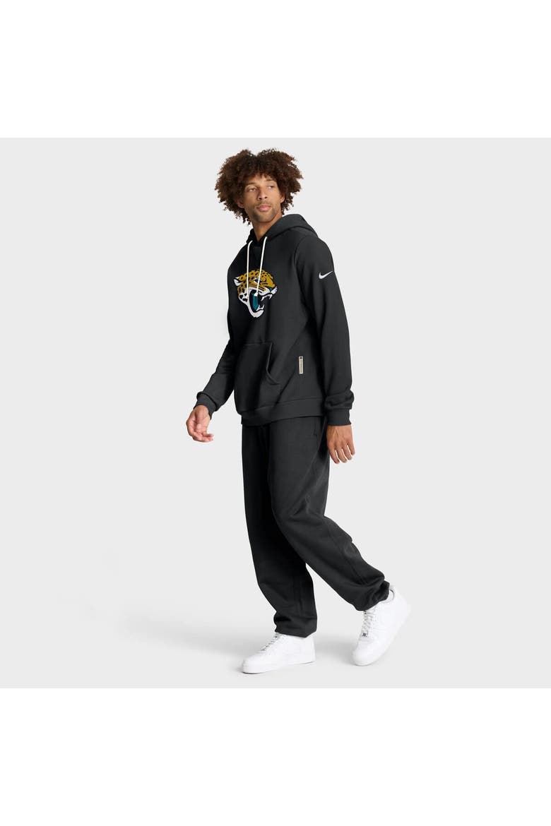Men's Nike Black Jacksonville Jaguars Sideline Standard Issue Initial Home Dri-FIT Hoodie, Alternate, color, Black