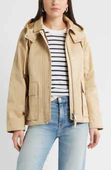 Cotton Parka with Removable Hood