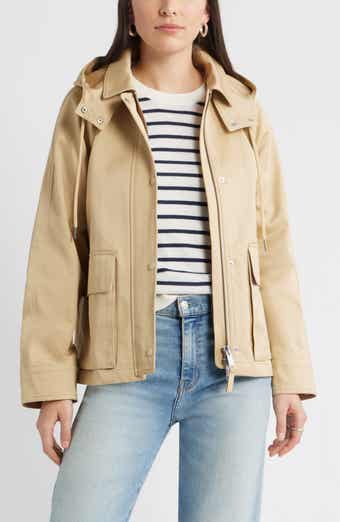 Cotton Parka with Removable Hood