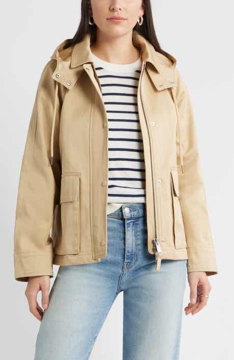 Cotton Parka with Removable Hood