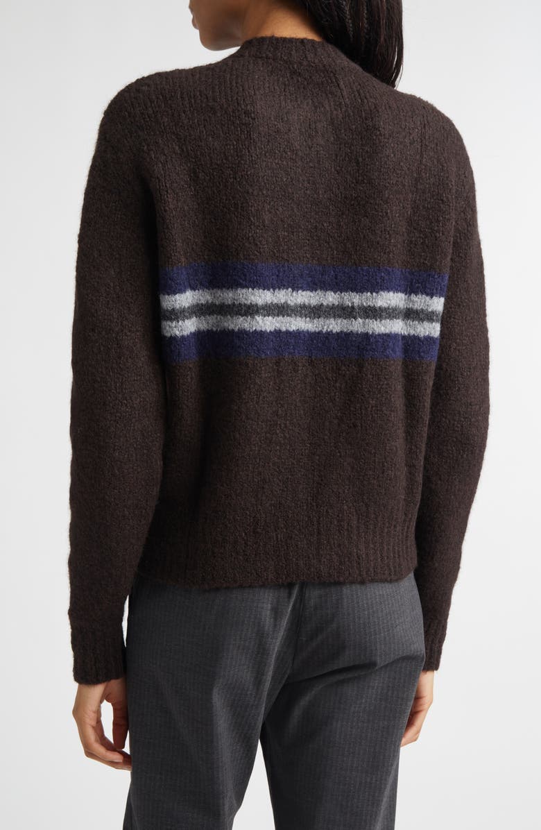 Paloma Wool Penalti Wool Blend Zip Cardigan, Alternate, color, Brown