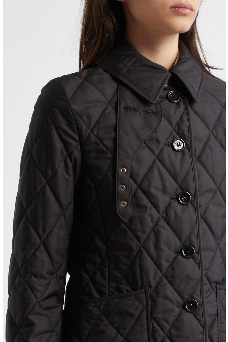 Fernleigh Quilted Jacket, Alternate, color, BLACK