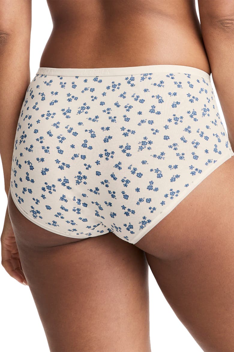 Womens Organic Cotton Stretch Modern Brief - 3 Pack, Alternate, color, Winter Floral