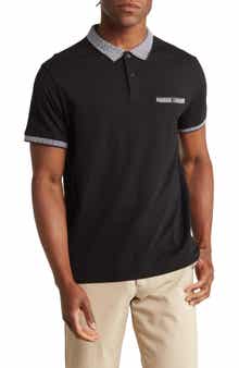 SOUL OF LONDON Contrast Knit Polo