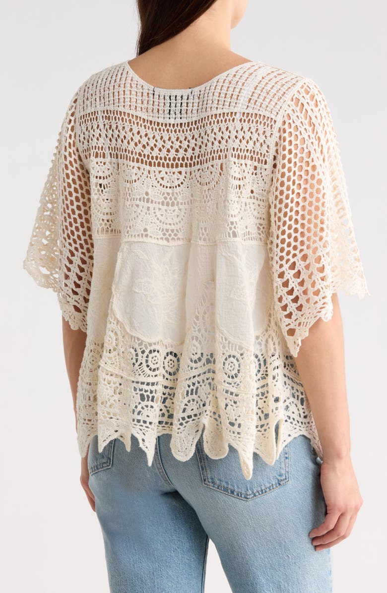 Forgotten Grace Crochet Top, Alternate, color, Natural