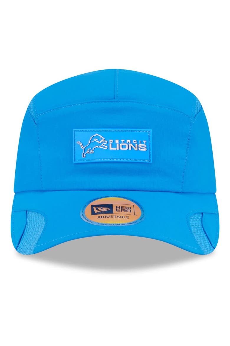 Men's New Era Blue Detroit Lions 2025 Sideline  Runner Adjustable Hat, Alternate, color, Blue