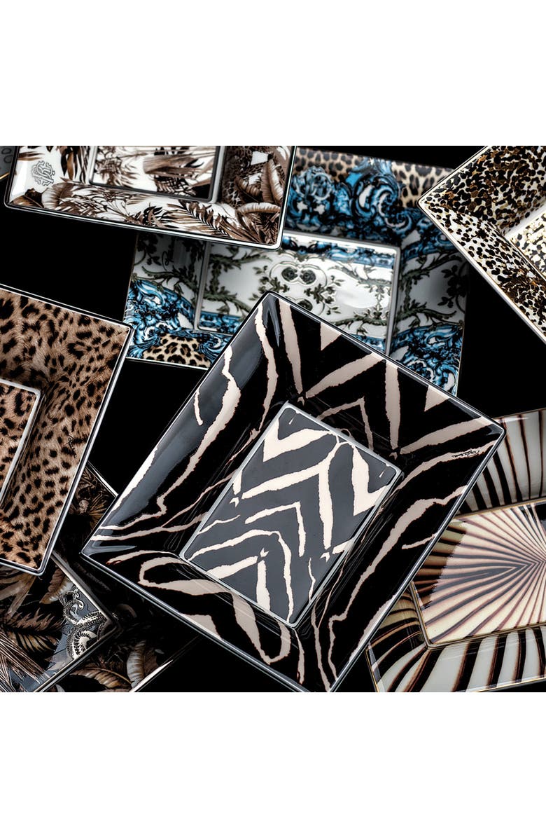 CAVALLI Large Rectangular Tray, Alternate, color, Zebra