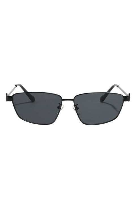 Cleo 60mm Polarized Geometric Sunglasses