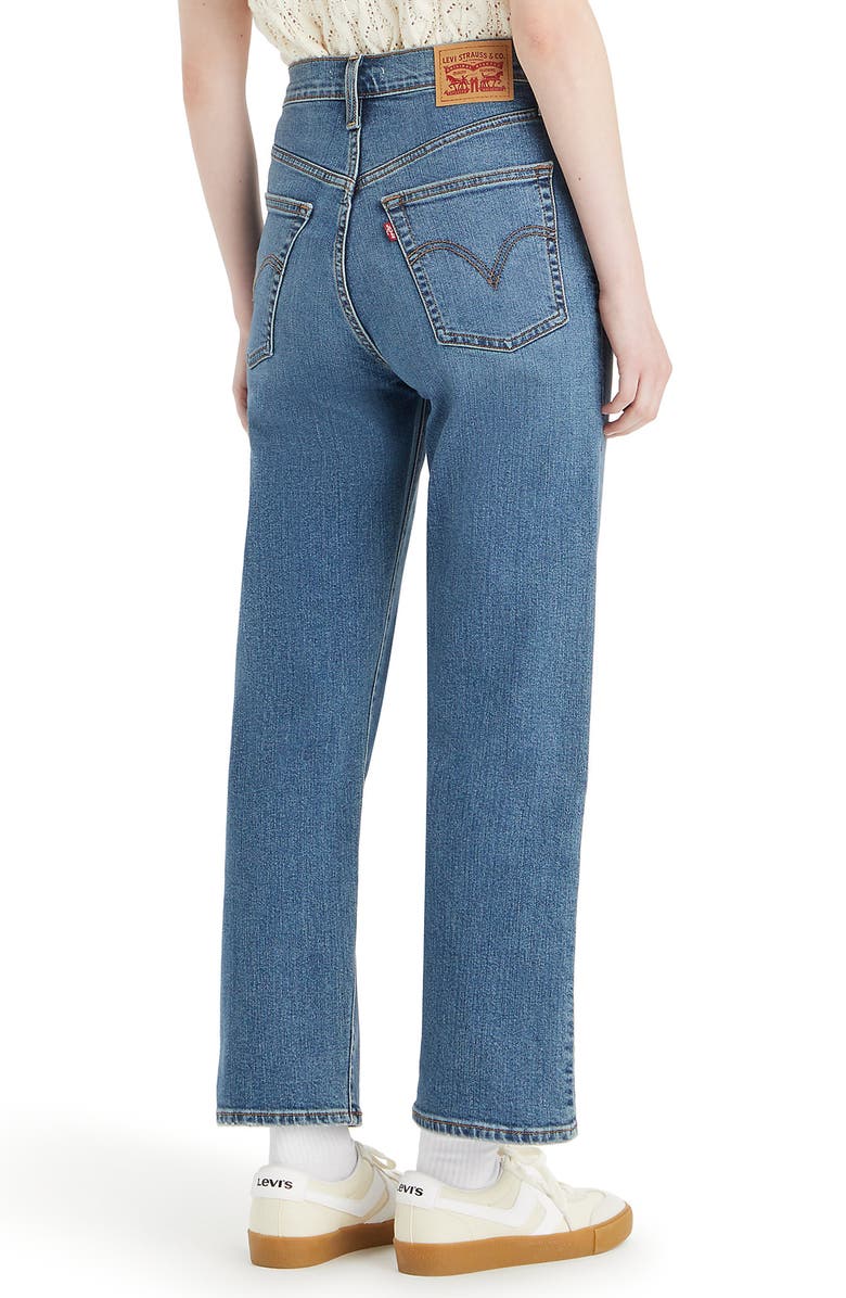 Levi's<sup>®</sup> Ribcage High Waist Ankle Straight Leg Jeans, Alternate, color, Elevated Taste