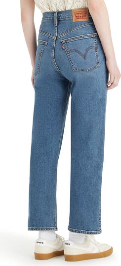 Ribcage High Waist Ankle Straight Leg Jeans