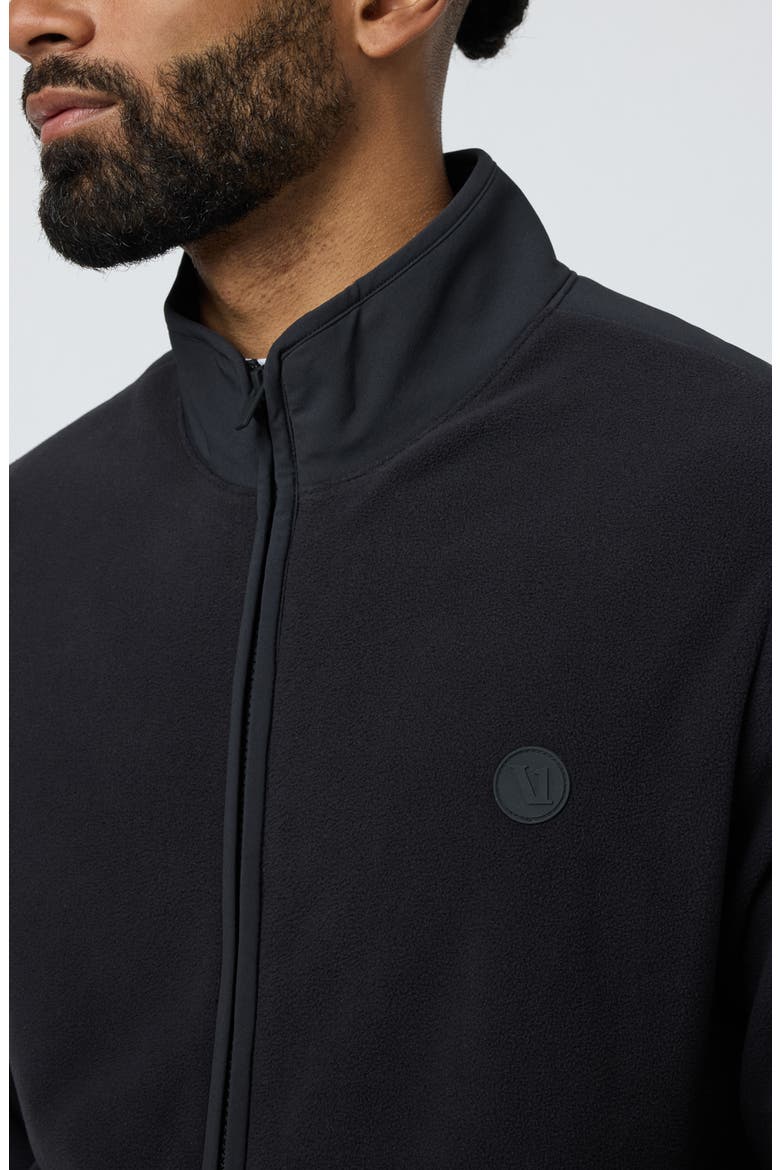 Full Zip Polartec® Fleece Jacket, Alternate, color, BLACK