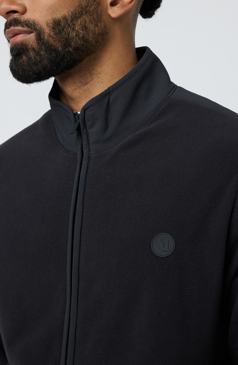 Vuori Full Zip Polartec<sup>®</sup> Fleece Jacket, Alternate, color, Black
