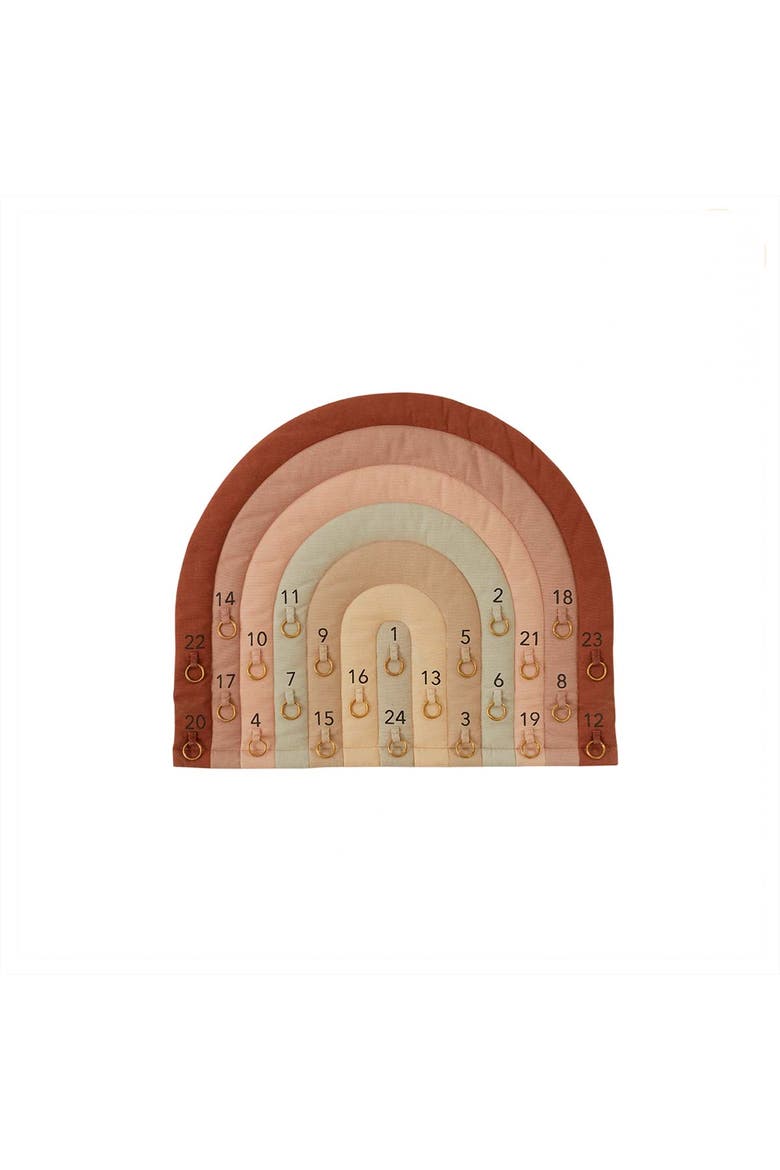 Rainbow Christmas Calendar, Main, color, Multi