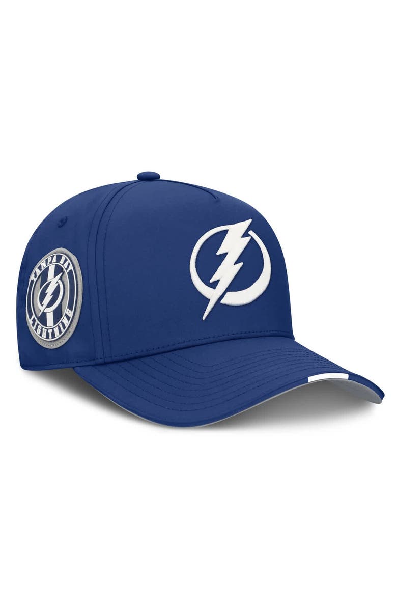 FANATICS Men's Fanatics Blue Tampa Bay Lightning 2025 NHL Draft Authentic Pro On-Stage Podium A-Frame Adjustable Hat, Main, color, Blue
