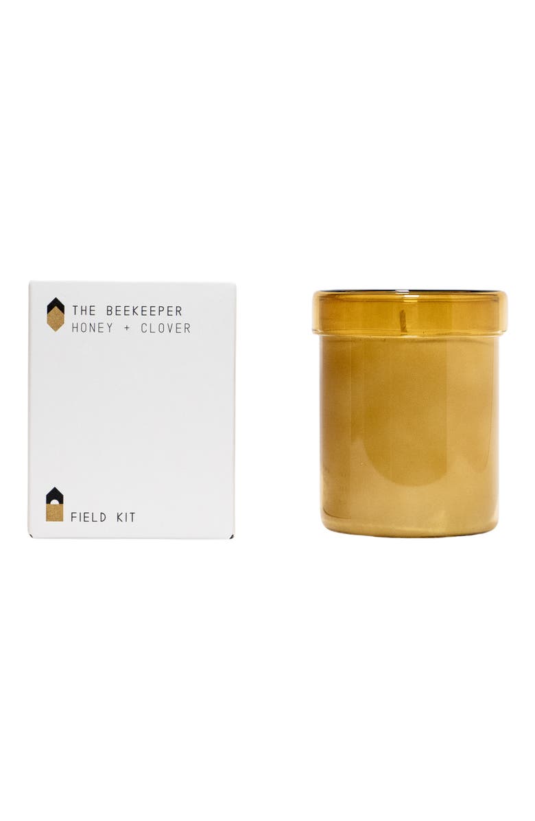 Field Kit The Beekeeper Candle, Main, color, Yellow