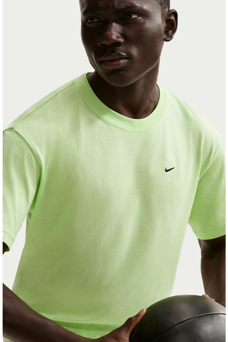 Crewneck Short Sleeve T-Shirt, Alternate, color, LIGHT LIQUID LIME