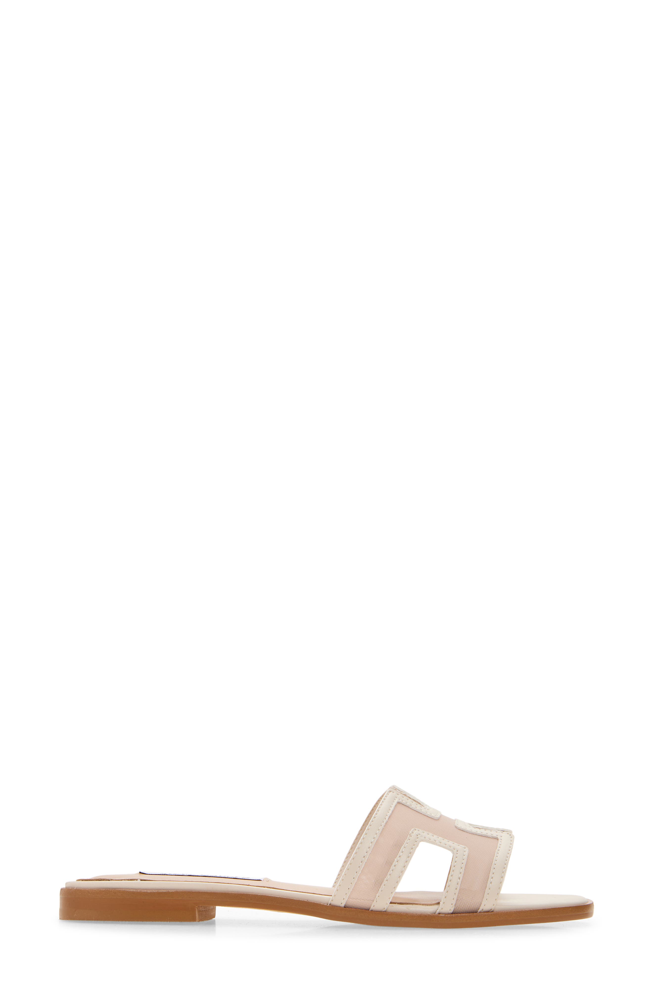 Steve Madden Hadyn Mesh Slide Sandal, Alternate, color, Bone