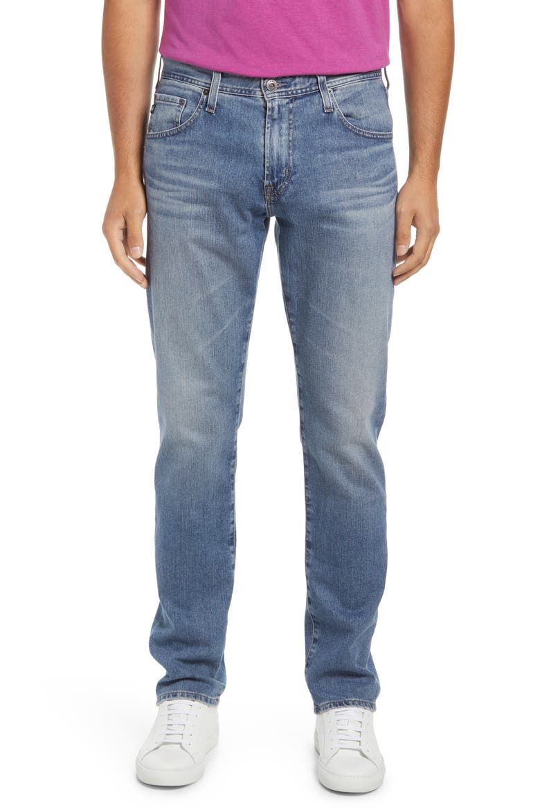 Everett Slim Straight Leg Jeans, Main, color, EDGAR
