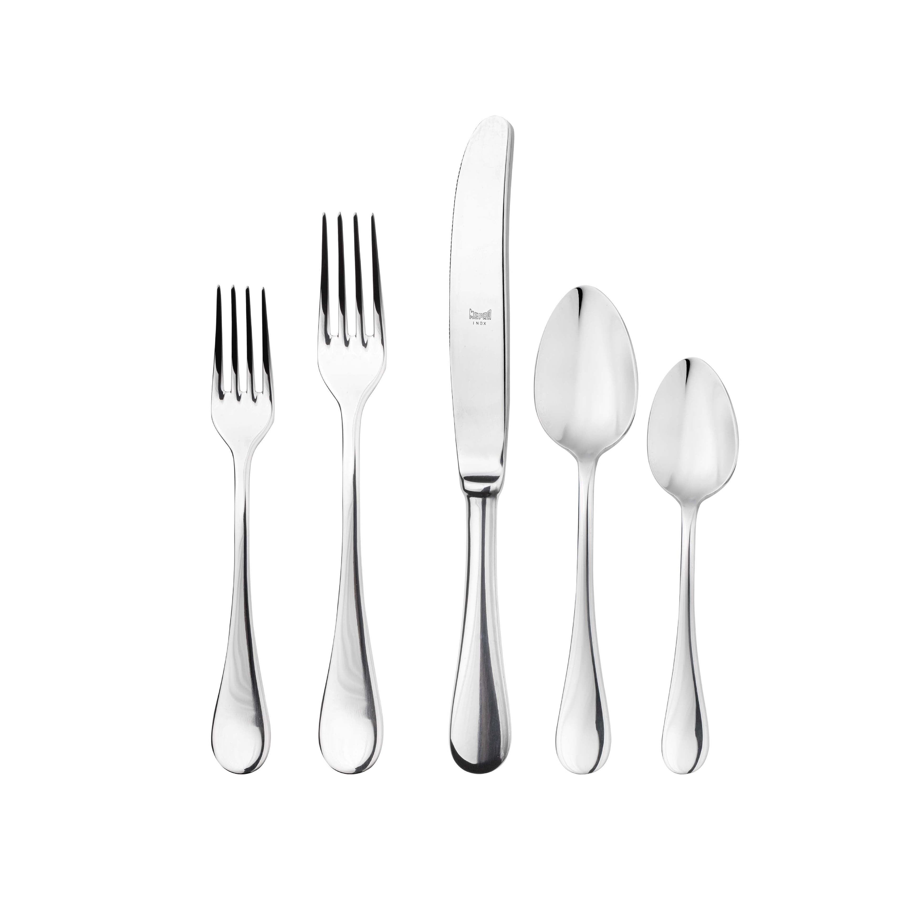 Mepra Brescia Flatware Set In Silver