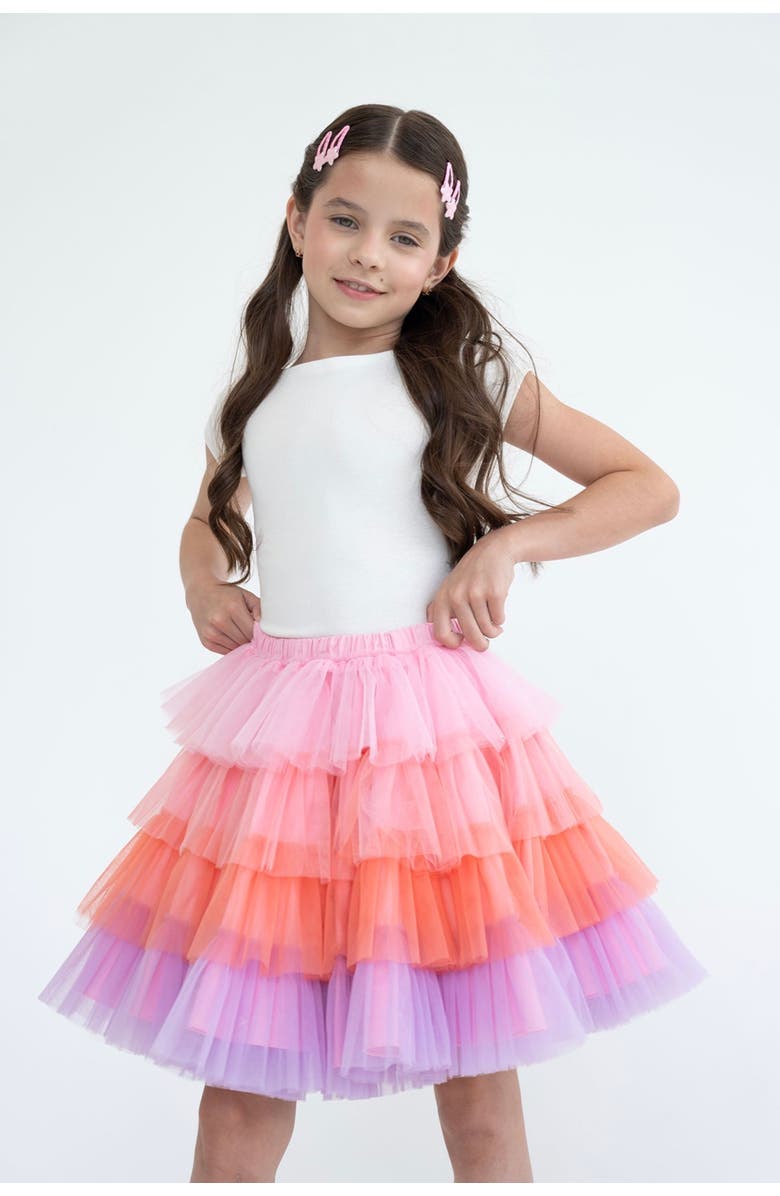 Mini Celebrities Ombre Tutu Skirt, Alternate, color, Multicolor
