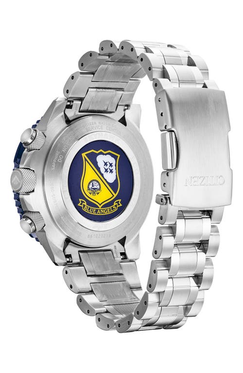 Citizen Promaster Skyhawk A-t Mens Silver Tone Stainless Steel Bracelet Watch Jy8078-52l In Metallic