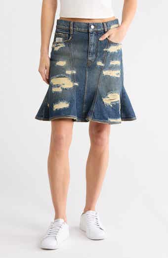 Rip & Repair Denim Miniskirt
