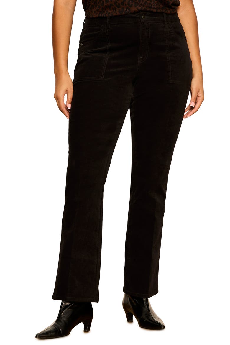 Play Date Bootcut Pants, Alternate, color, BLACK