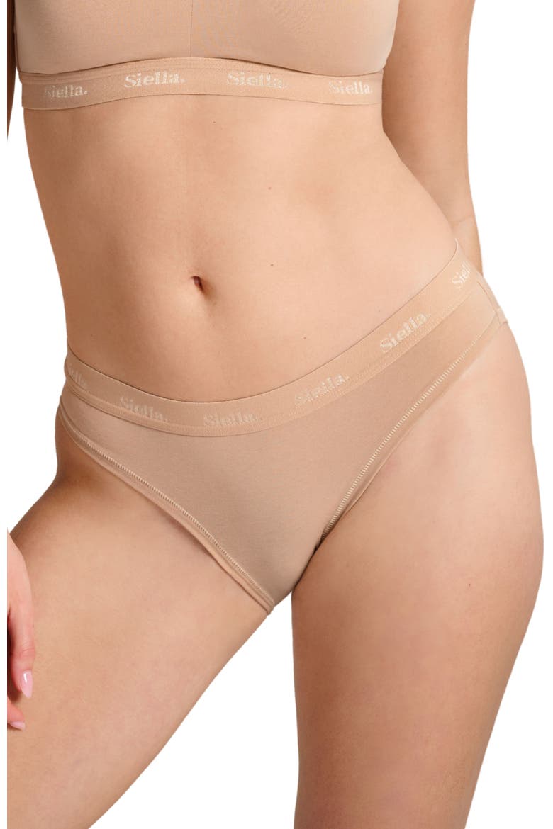 Organic Cotton Bikini, Main, color, Beach Beige