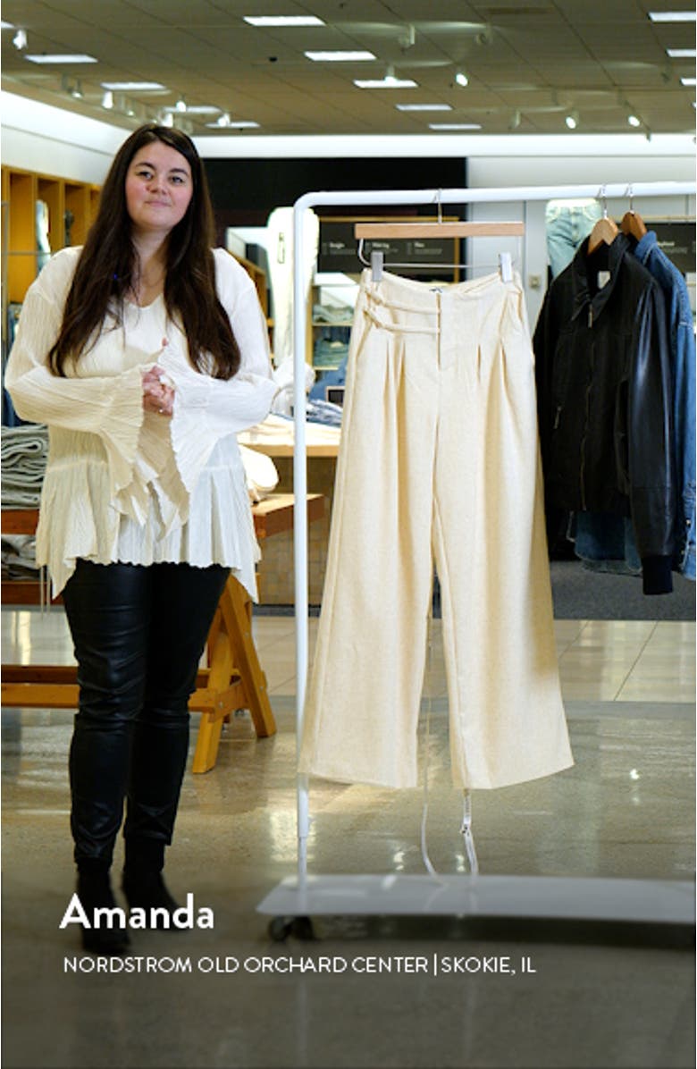 Pleat Front Wide Leg Pants, sales video thumbnail
