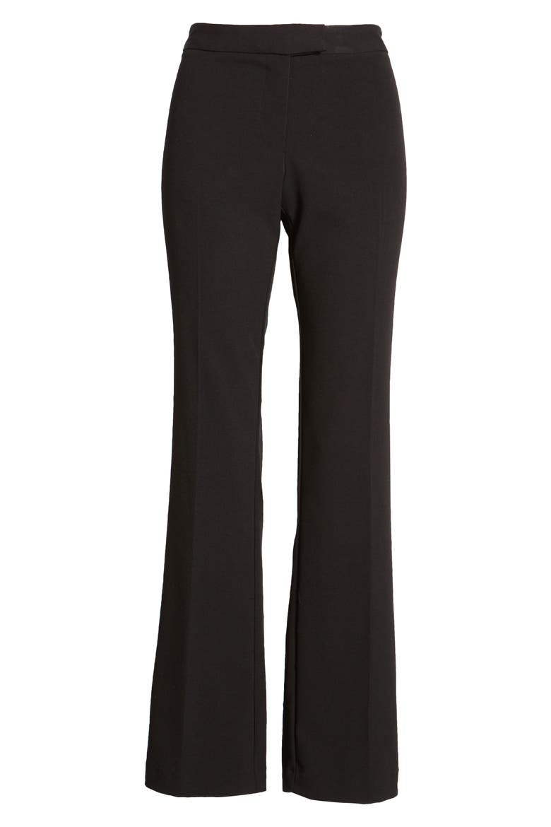 Nina Wide Leg Pants, Alternate, color, RICH BLACK