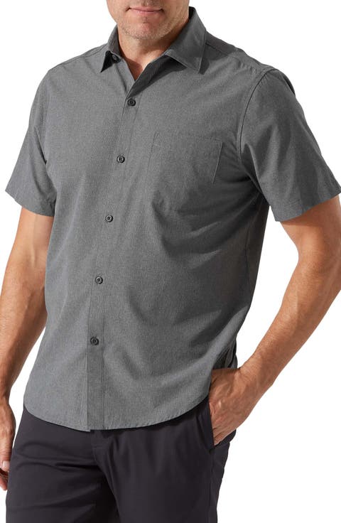 Bahama Coast Short Sleeve IslandZone® Button-Up Shirt