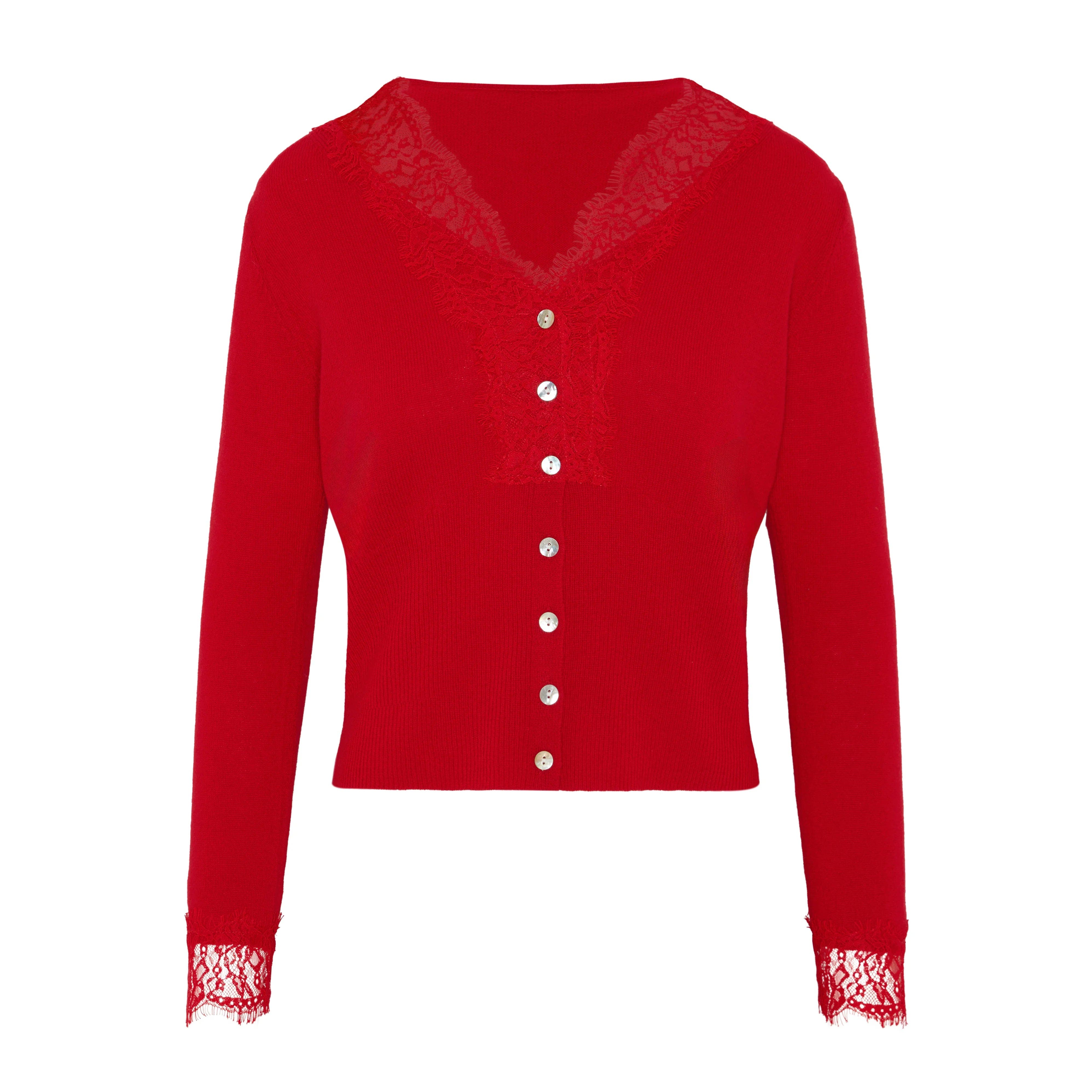 CINTA The Millie Knit in Red 