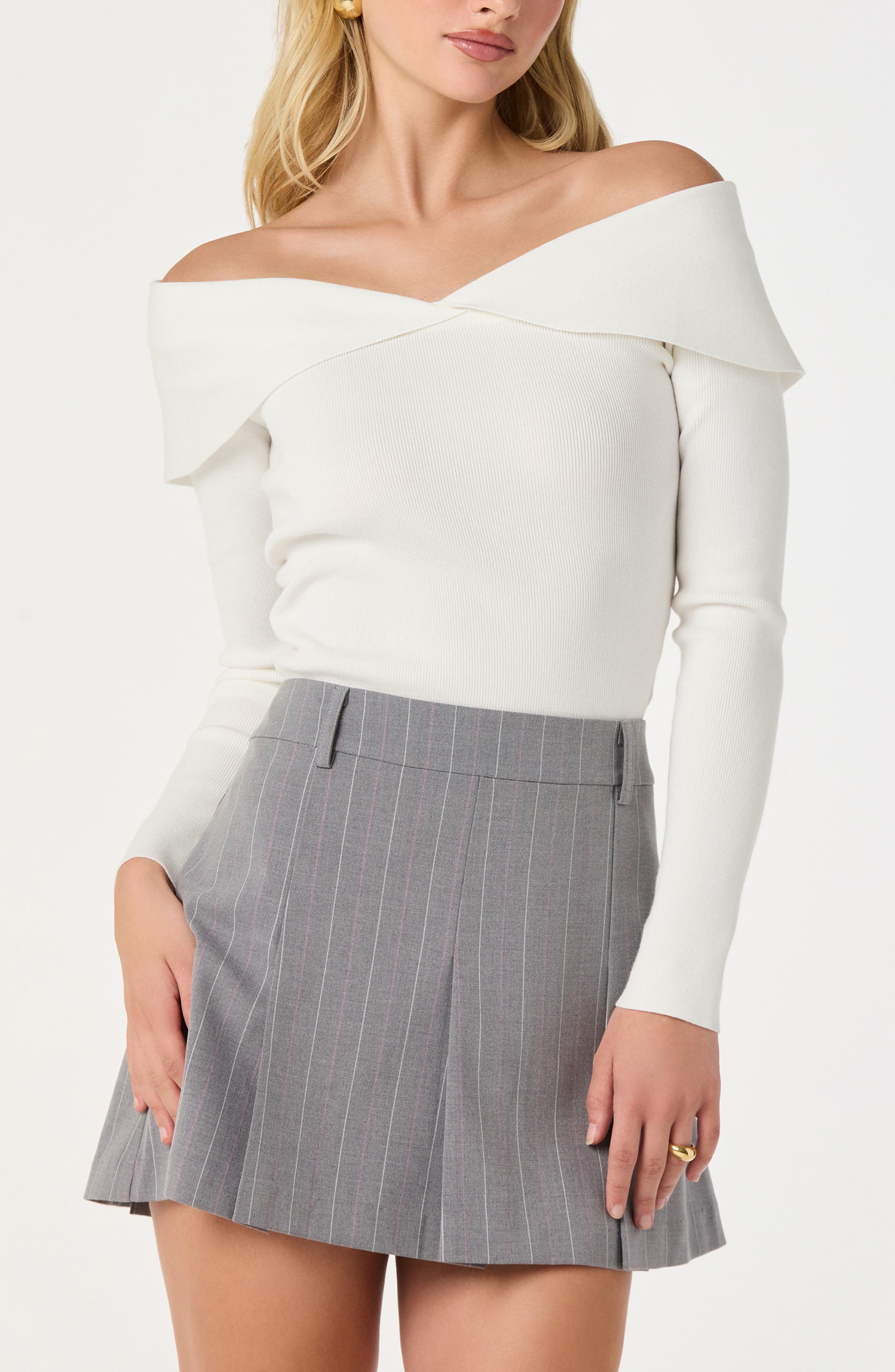 Off the Shoulder Sweater