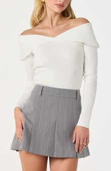 ASTR the Label Off the Shoulder Sweater