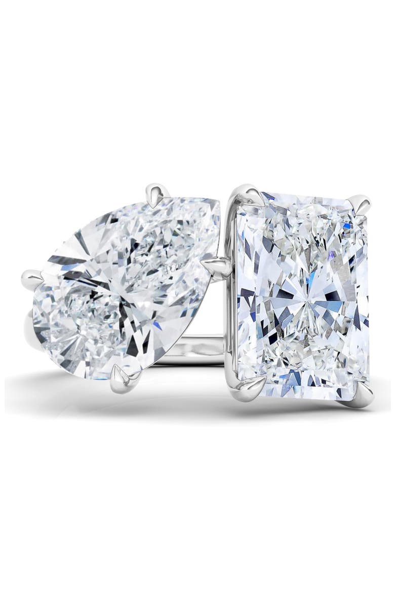 Lab Grown Diamond Ring, Main, color, 18K WHITE GOLD