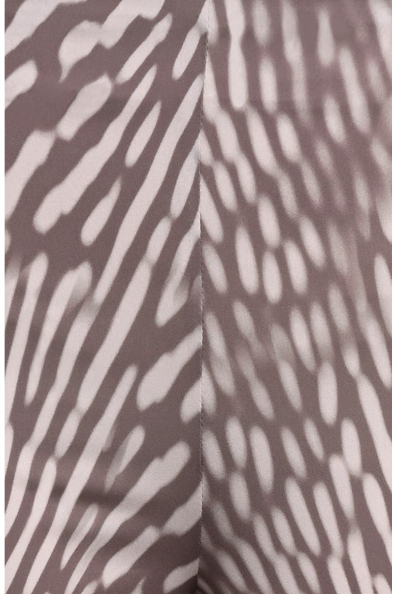 Maren Animal Print Satin Straight Leg Trousers, Alternate, color, ANIMAL PRINT