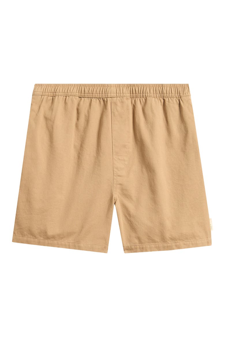 Leisure Cotton Twill Shorts, Alternate, color, TAN