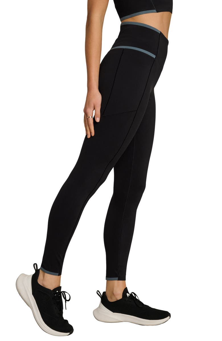 Rhone Instinct Contrast Leggings, Alternate, color, Pure Black