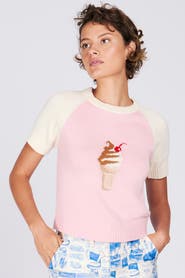 RACHEL ANTONOFF Twist Cone Pullover