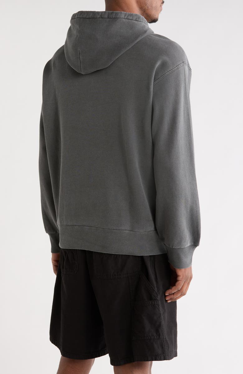Carhartt Work In Progress Nelson Hoodie, Alternate, color, Black Garment Dyed