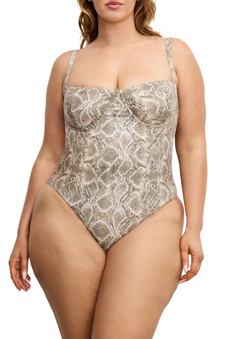 Underwire One-Piece Swimsuit, Alternate, color, SSP PRINT001