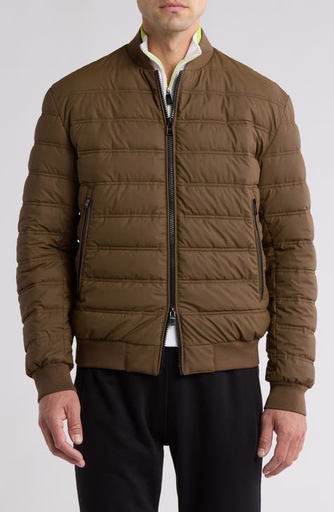 Caradoc Quilted Bomber Jacket