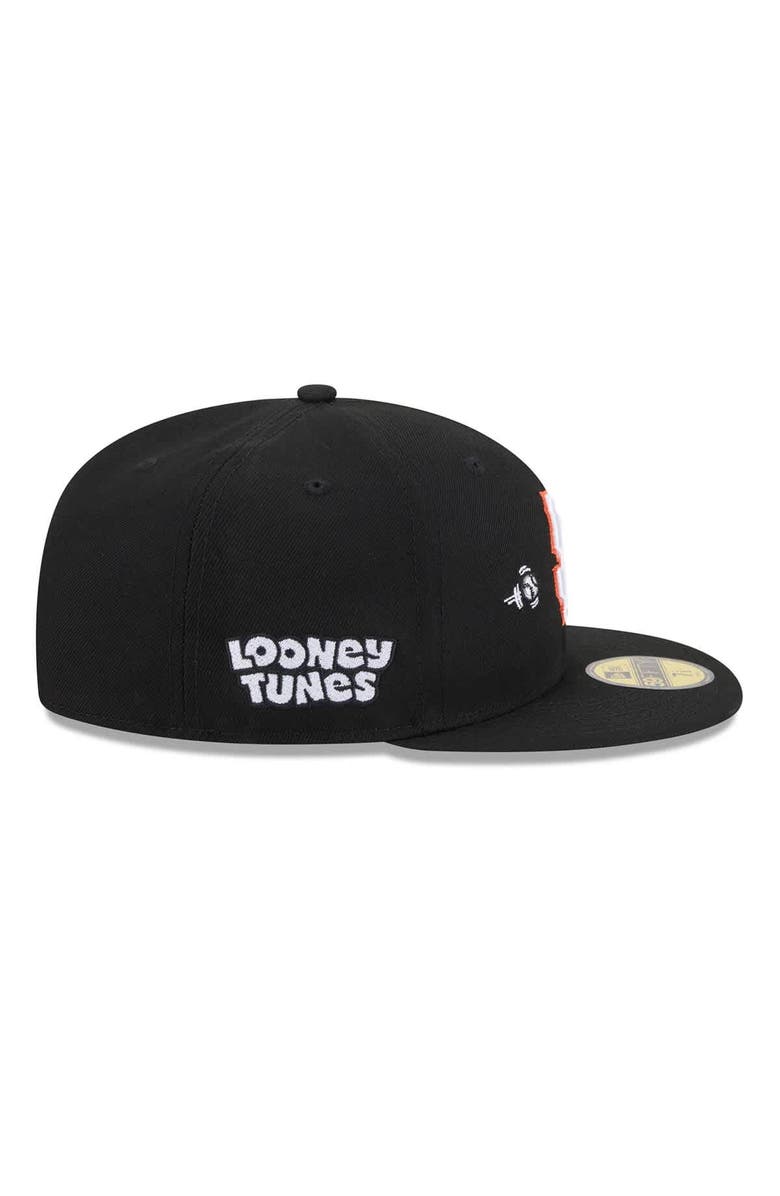 New Era Men's New Era Black San Francisco Giants Looney Tunes Bugs Bunny 59FIFTY Fitted Hat, Alternate, color, Black