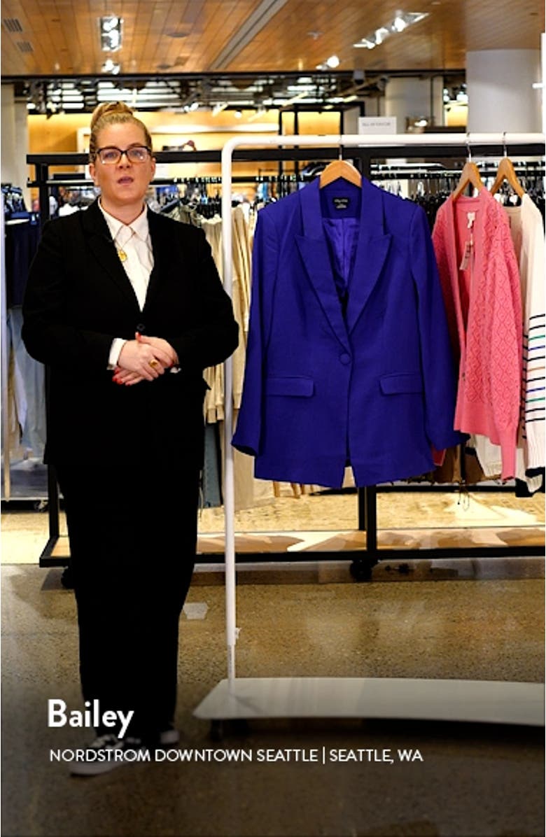 Lottie One-Button Blazer, sales video thumbnail