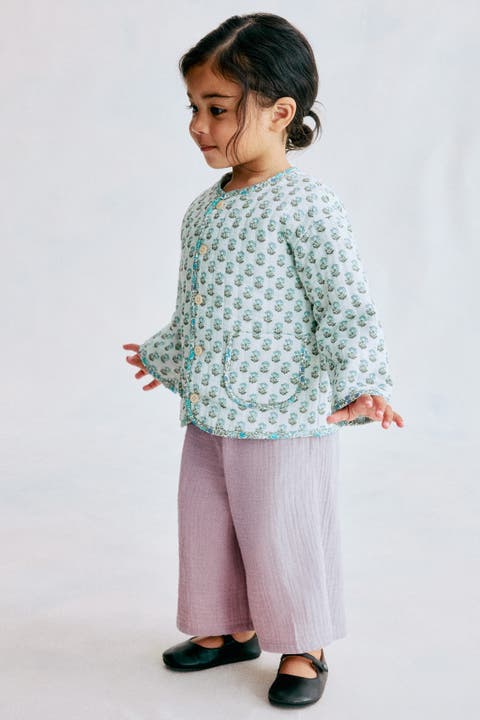 Quilted Patchwork-print Jacket