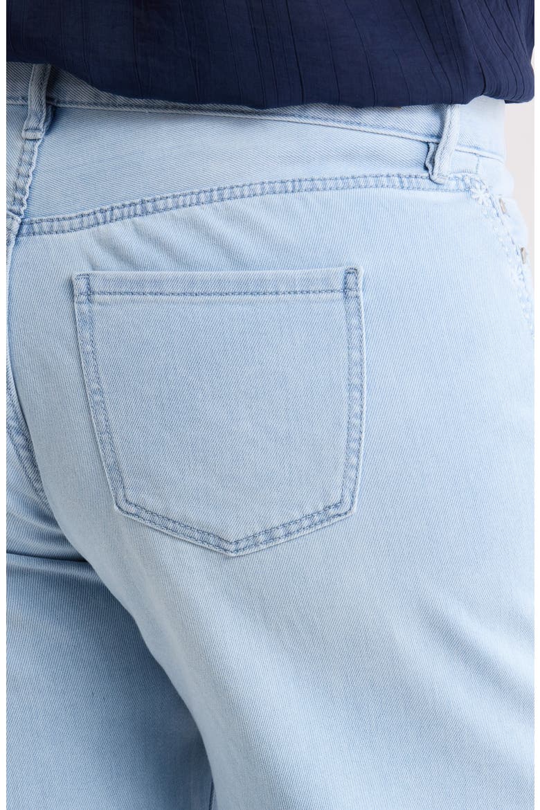 Stride Embroidered High Waist Crop Wide Leg Jeans, Alternate, color, MARINE FLOWERS