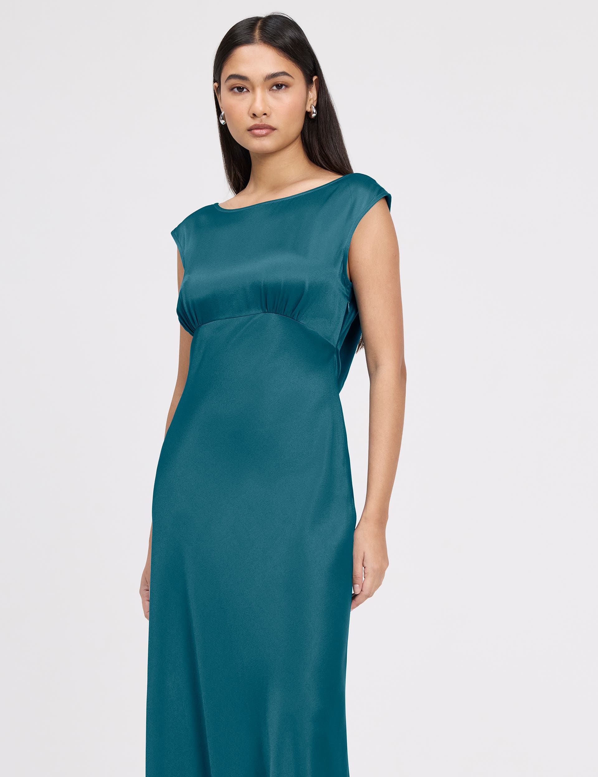 ghost bridesmaid dresses sale Octavia Cowl Back Satin Maxi Dress a satin maxi dress